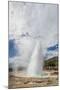 Tourists Gather to Watch Strokker Geyser (Geysir), an Erupting Spring at Haukadalur, Iceland-Michael Nolan-Mounted Photographic Print