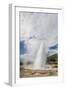 Tourists Gather to Watch Strokker Geyser (Geysir), an Erupting Spring at Haukadalur, Iceland-Michael Nolan-Framed Photographic Print