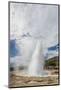 Tourists Gather to Watch Strokker Geyser (Geysir), an Erupting Spring at Haukadalur, Iceland-Michael Nolan-Mounted Photographic Print