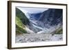 Tourists Hiking Up to the Franz-Joseph Glacier, Westland Tai Poutini National Park, Southern Alps-Michael Runkel-Framed Photographic Print