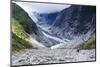 Tourists Hiking Up to the Franz-Joseph Glacier, Westland Tai Poutini National Park, Southern Alps-Michael Runkel-Mounted Photographic Print