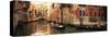 Tourists in a Gondola, Venice, Italy-null-Stretched Canvas