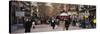 Tourists in a Street, Barcelona, Spain-null-Stretched Canvas