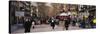 Tourists in a Street, Barcelona, Spain-null-Stretched Canvas