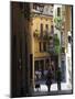 Tourists in a Town, Bellagio, Lakes Region, Lombardy, Italy-null-Mounted Photographic Print