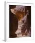 Tourists in Al-Siq, Petra, Jordan-Keren Su-Framed Premium Photographic Print