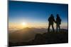 Tourists in Backlight Waiting for Sunset. Haleakala National Park-Michael Runkel-Mounted Photographic Print