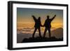 Tourists in Backlight Waiting for Sunset-Michael Runkel-Framed Photographic Print