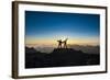 Tourists in Backlight Waiting for Sunset-Michael Runkel-Framed Photographic Print