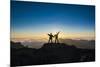 Tourists in Backlight Waiting for Sunset-Michael Runkel-Mounted Photographic Print