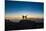 Tourists in Backlight Waiting for Sunset-Michael Runkel-Mounted Photographic Print