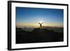 Tourists in Backlight Waiting for Sunset-Michael Runkel-Framed Photographic Print