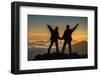 Tourists in Backlight Waiting for Sunset-Michael Runkel-Framed Photographic Print