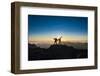 Tourists in Backlight Waiting for Sunset-Michael Runkel-Framed Photographic Print