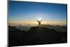 Tourists in Backlight Waiting for Sunset-Michael Runkel-Mounted Photographic Print