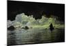 Tourists in cave on Tam Coc, Ngo Dong River, Vietnam-David Wall-Mounted Photographic Print