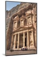 Tourists in Front of the Treasury, Petra, Jordan-Richard Maschmeyer-Mounted Photographic Print