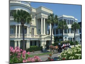 Tourists in Horse Drawn Vehicle, East Battery, Charleston, South Carolina, USA-Richardson Rolf-Mounted Photographic Print