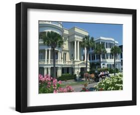 Tourists in Horse Drawn Vehicle, East Battery, Charleston, South Carolina, USA-Richardson Rolf-Framed Photographic Print