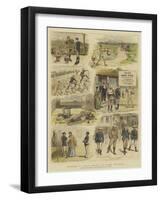 Tourists in Japan, Trying to Climb Fusi-Hama-William Ralston-Framed Giclee Print