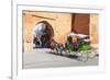 Tourists in Marrakech Enjoying a Horse and Cart Ride around the Old Medina-Matthew Williams-Ellis-Framed Photographic Print