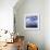 Tourists in Rigid Inflatable Boat Approach a Seal Lying on the Ice, Antarctica-Geoff Renner-Framed Photographic Print displayed on a wall