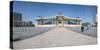 Tourists in Sukhbaatar square with Government palace, Ulan Bator, Mongolia, Central Asia, Asia-Francesco Vaninetti-Stretched Canvas