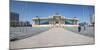 Tourists in Sukhbaatar square with Government palace, Ulan Bator, Mongolia, Central Asia, Asia-Francesco Vaninetti-Mounted Photographic Print