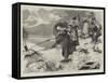 Tourists in the Bavarian Alps, the Echo-Hubert von Herkomer-Framed Stretched Canvas