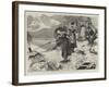 Tourists in the Bavarian Alps, the Echo-Hubert von Herkomer-Framed Giclee Print