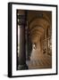 Tourists in the Corridor of a Building, Bologna, Emilia-Romagna, Italy-null-Framed Giclee Print