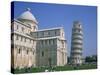 Tourists in the Piazza Del Duomo Near the Leaning Tower, Pisa, Tuscany, Italy-Rainford Roy-Stretched Canvas