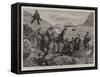 Tourists in the Western Highlands, Passengers Embarking at Loch Scavaig after Visiting Loch Coruisk-Sydney Prior Hall-Framed Stretched Canvas