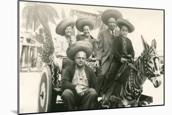 Tourists in Tijuana-null-Mounted Art Print