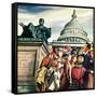 "Tourists in Washington D. C.," August 7, 1948-Constantin Alajalov-Framed Stretched Canvas