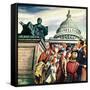 "Tourists in Washington D. C.," August 7, 1948-Constantin Alajalov-Framed Stretched Canvas