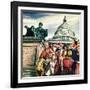 "Tourists in Washington D. C.," August 7, 1948-Constantin Alajalov-Framed Giclee Print