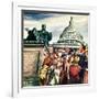 "Tourists in Washington D. C.," August 7, 1948-Constantin Alajalov-Framed Giclee Print