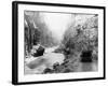 Tourists in Yellowstone National Park-null-Framed Photographic Print