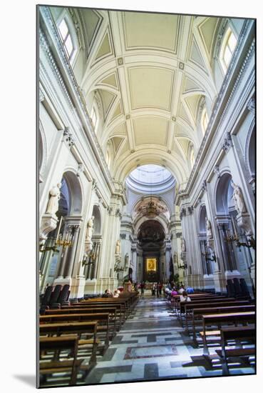 Tourists Inside Palermo Cathedral (Duomo Di Palermo), Palermo, Sicily, Italy, Europe-Matthew Williams-Ellis-Mounted Photographic Print