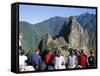 Tourists Looking out Over Machu Picchu, Unesco World Heritage Site, Peru, South America-Jane Sweeney-Framed Stretched Canvas