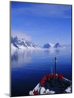 Tourists on Adventure Cruise, Antarctic Peninsula, Antarctica, Polar Regions-Geoff Renner-Mounted Photographic Print