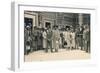 Tourists on an Excursion from a Cruise, Possibly in Sidi Bou Said, Tunisia, 1936-null-Framed Photographic Print