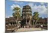 Tourists on Ancient Sandstone Causeway to Angkor Wat, Siem Reap-David Wall-Mounted Photographic Print