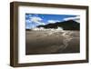 Tourists on Boardwalk in Silhouette, Grand Prismatic Spring, Midway Geyser Basin-Eleanor Scriven-Framed Photographic Print