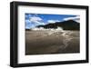 Tourists on Boardwalk in Silhouette, Grand Prismatic Spring, Midway Geyser Basin-Eleanor Scriven-Framed Photographic Print