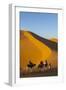 Tourists on Camel Safari, Sahara Desert, Merzouga, Morocco, North Africa, Africa-Doug Pearson-Framed Photographic Print