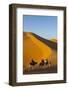 Tourists on Camel Safari, Sahara Desert, Merzouga, Morocco, North Africa, Africa-Doug Pearson-Framed Photographic Print