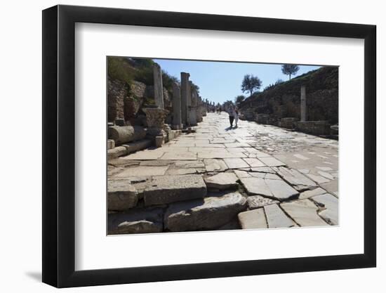 Tourists on Curates Street-Eleanor-Framed Photographic Print