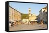 Tourists on Holiday in St. Stephens Square-Matthew Williams-Ellis-Framed Stretched Canvas